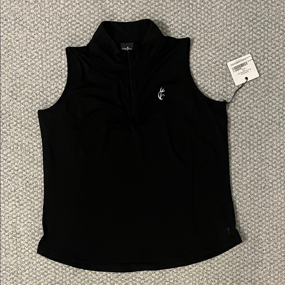 Belyn Key Black Sleeveless Tank Top